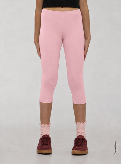 Pack 2 leggings 3/4 tinta unita