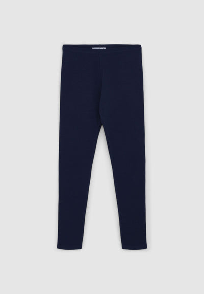 Leggings lunghi tinta unita in jersey stretch