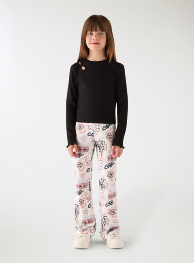 T-shirt crop con cut-out