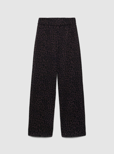 Set pigiama animalier con maglia e pantaloni lunghi