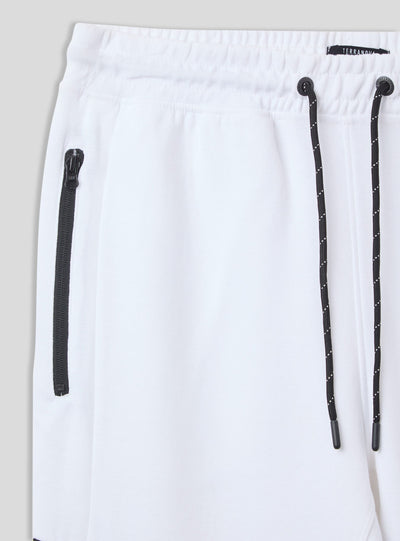 Pantaloni tecnici bicolore con coulisse
