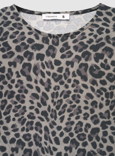 T-shirt body fantasia animalier