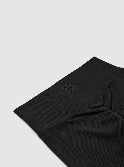 Leggings sportivi corti seamless con arriccio