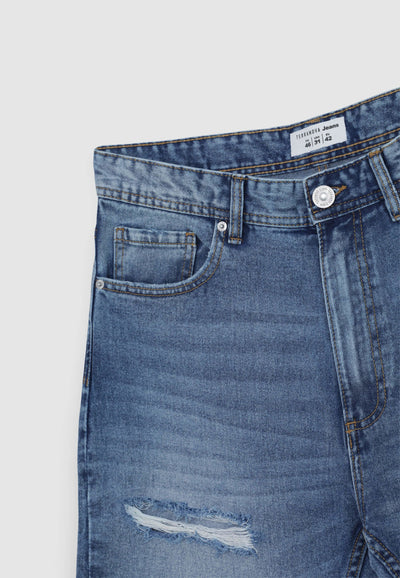 Jeans relaxed con strappi