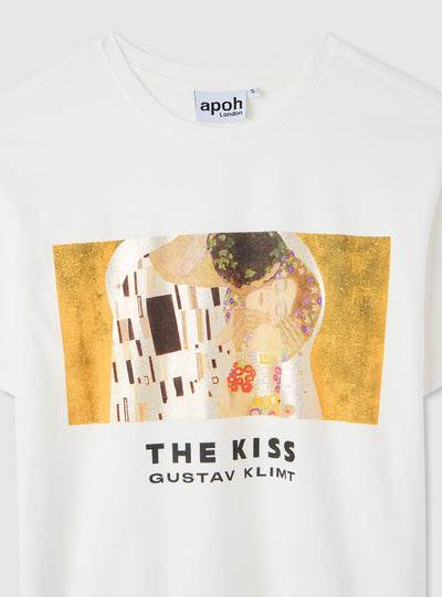T-shirt ampia con stampa Klimt