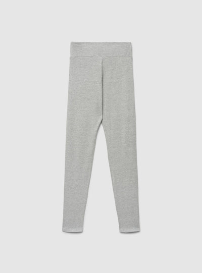Leggings lunghi a vita alta tinta unita