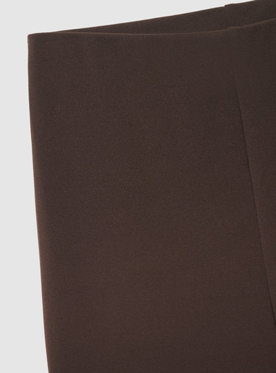 Pantaloni wide leg a tinta unita