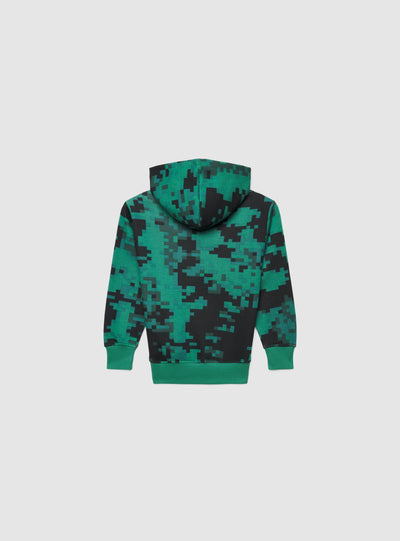Felpa con cappuccio minecraft® tie dye