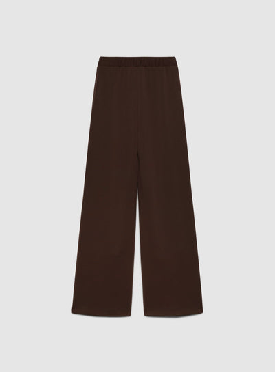 Pantaloni wide leg tinta unita
