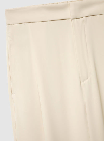 Pantaloni wide leg con pinces