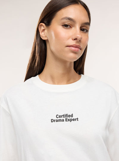 T-shirt ampia con stampa graffiti