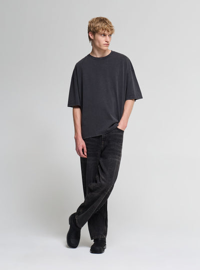 T-shirt boxy a tinta unita