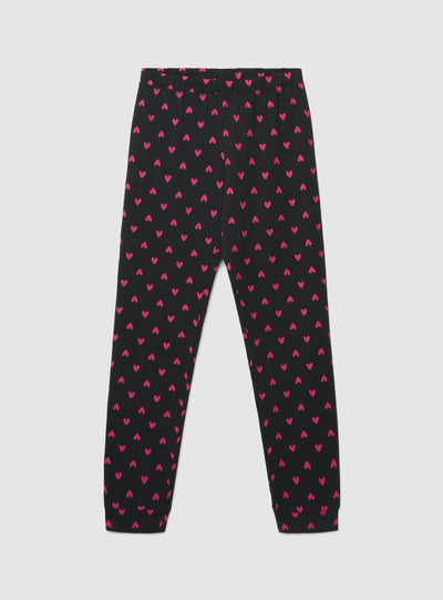 Set pigiama con maglia a maniche lunghe e pantaloni stampati
