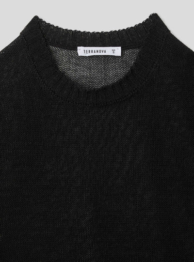 Maglia tinta unita a maniche corte