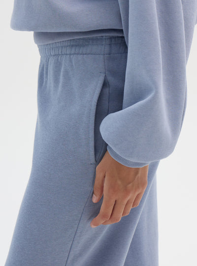 Long high-waisted sweatpants