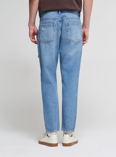 Jeans relaxed con strappi