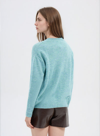 Soft knit with V-neckline