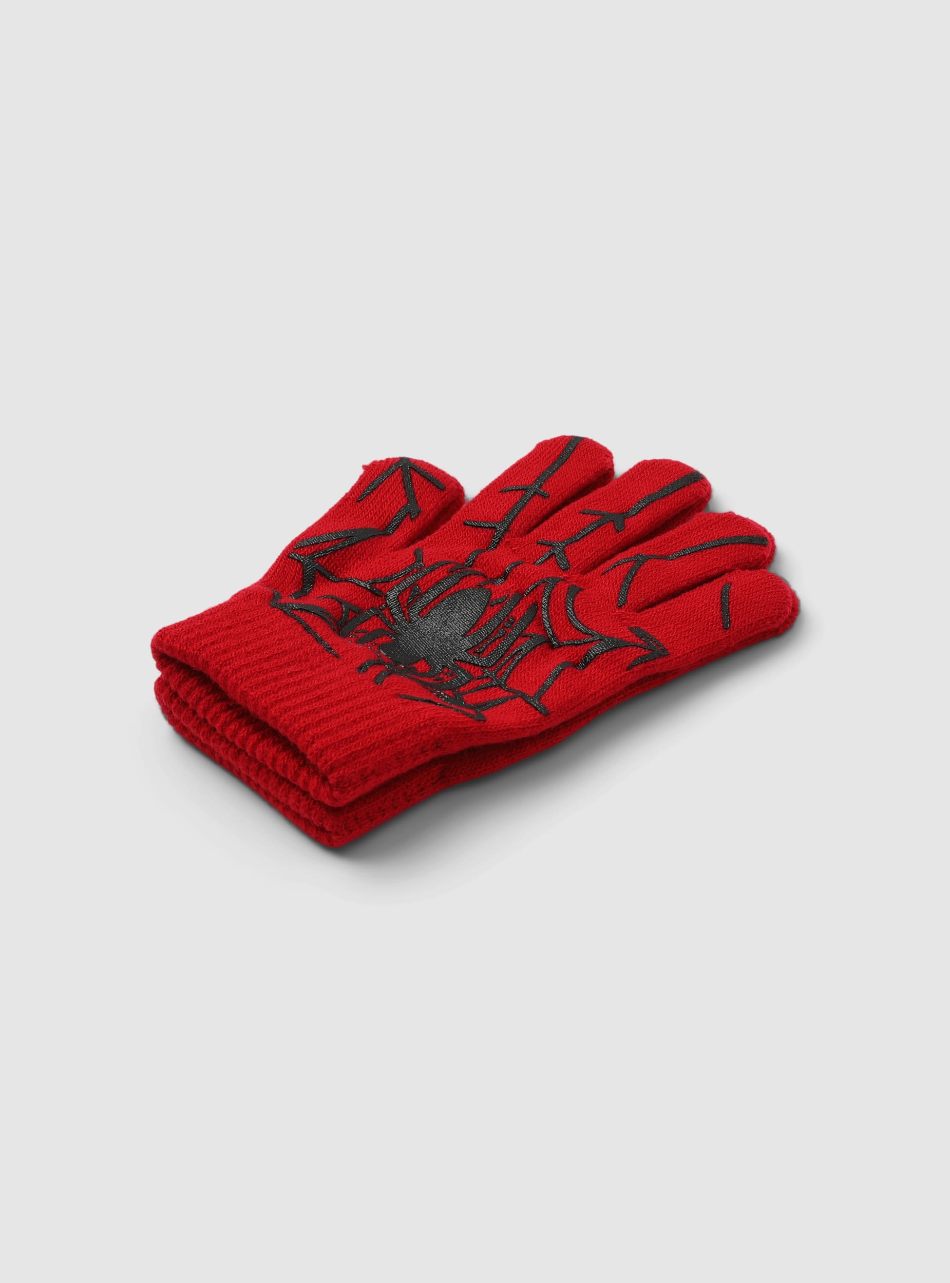Handschuhe mit Spiderman-Aufdruck