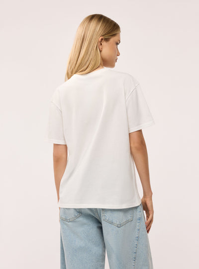 T-shirt ampia con stampa Klimt