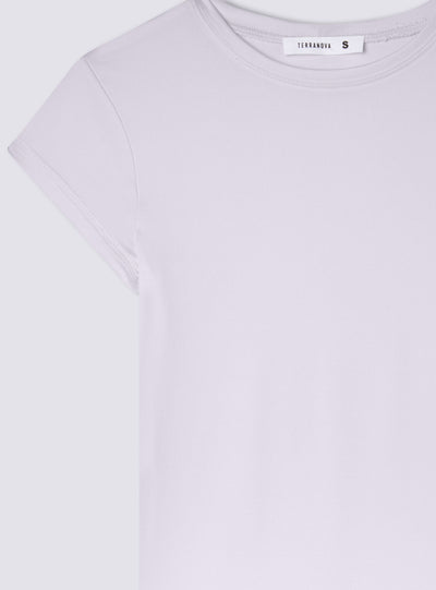 T-shirt tinta unita elasticizzata