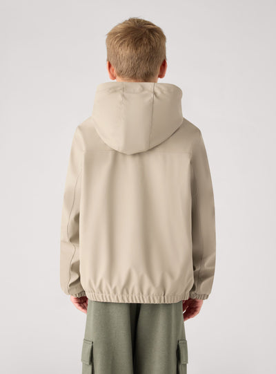 Giacca tecnica con cappuccio e zip