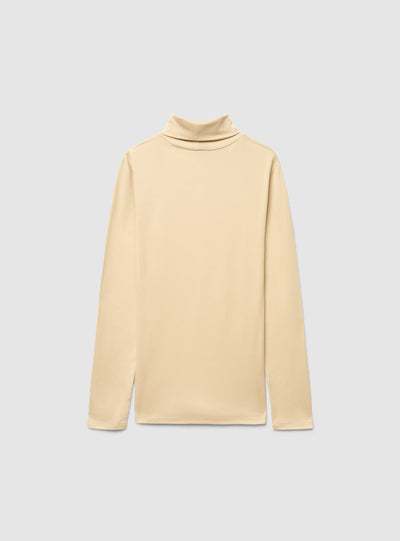 T-shirt a maniche lunghe con collo alto
