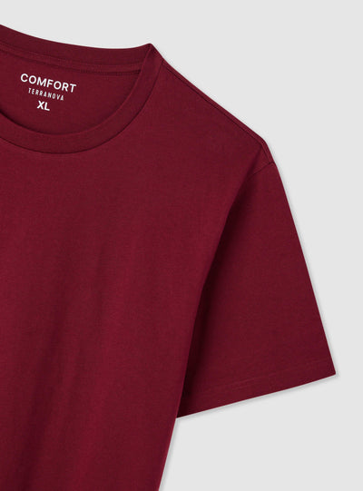 T-shirt comfort fit a tinta unita