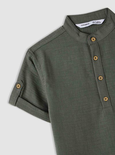 Camicia MC Tinta Unita