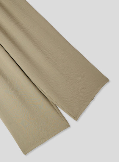 Pantaloni wide leg tinta unita