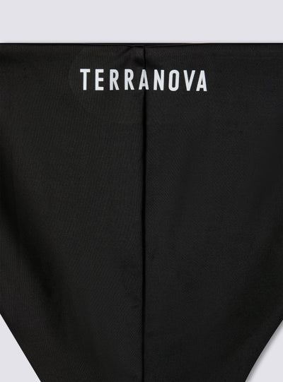 Slip bikini vita alta con logo