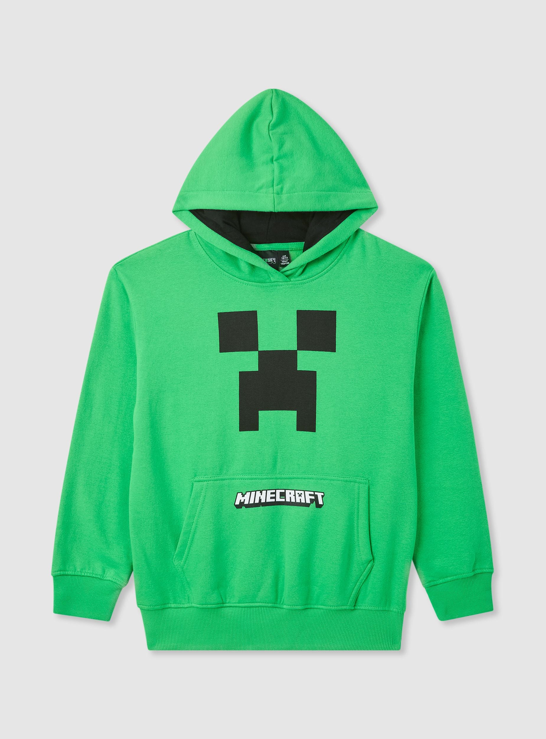 Pull à Capuche Garçon Minecraft Orange - Taille 12-13 Ans - Neuf Sans étiquette