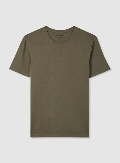 T-shirt aderente a tinta unita