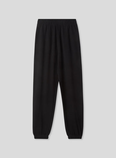 Pantaloni della tuta a vita alta con polsini