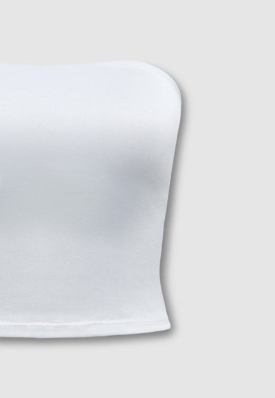 Top crop a fascia con coppe interne