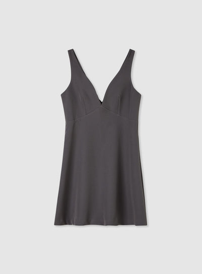 Vestito mini stile impero con scollo a V
