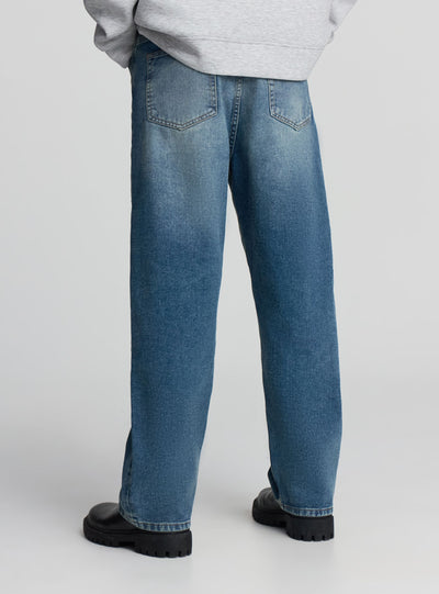 Jeans super-baggy cinque tasche