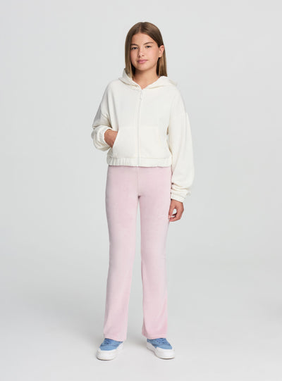 Ribbed flared leggings