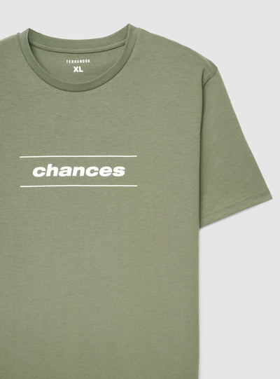 T-shirt con stampa lettering