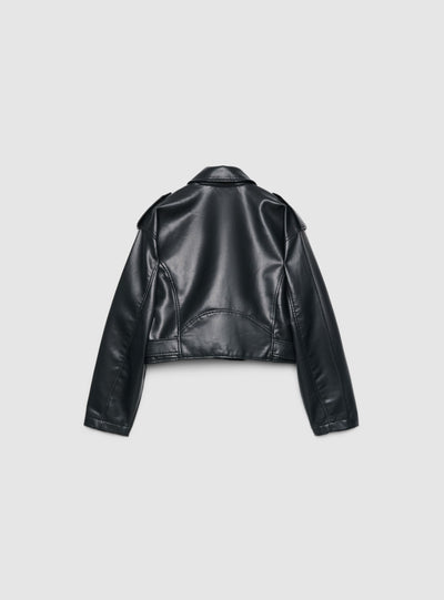 Giubbotto biker con cintura