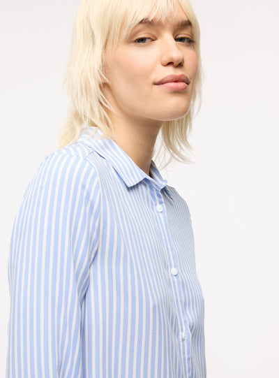 Camicia ampia a righe