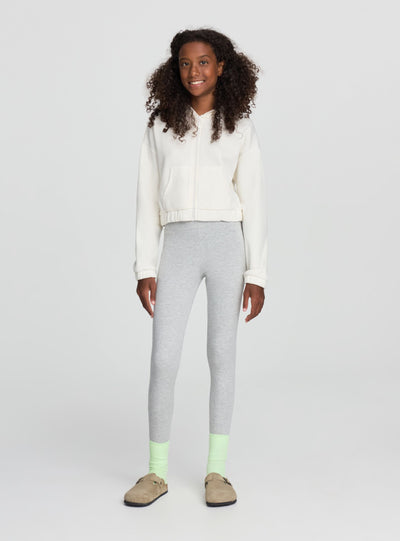 High-waisted long leggings