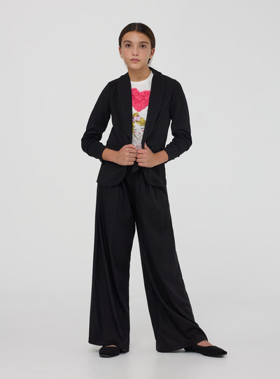Giacca glamour con maniche arricciate