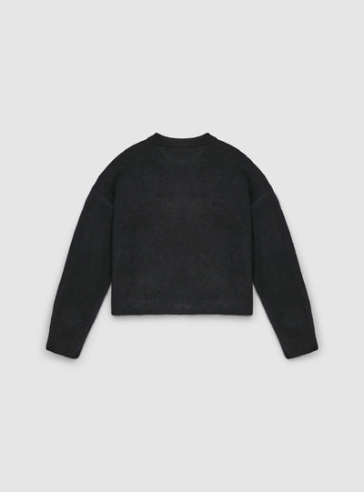 Cardigan ampio con bottoni