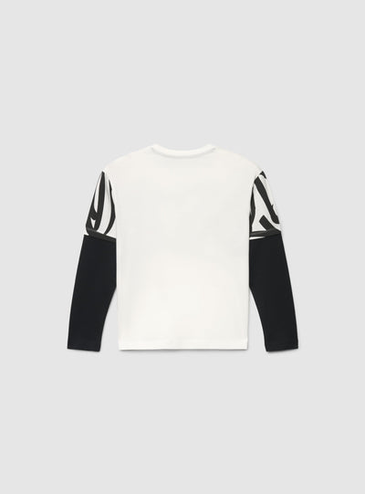 T-shirt con stampa graffiti