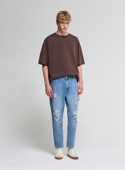 Jeans relaxed con strappi