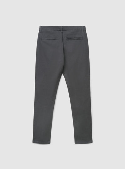 Pantaloni chino skinny a tinta unita
