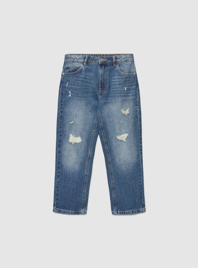 Jeans relaxed con strappi