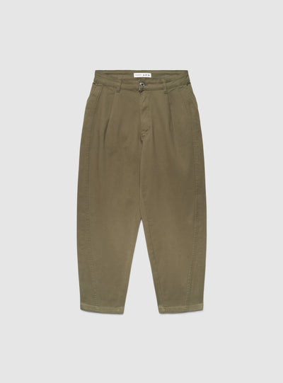 Pantaloni balloon a tinta unita con pinces