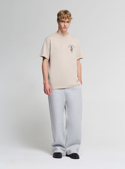 T-shirt con stampa rose fronte e retro