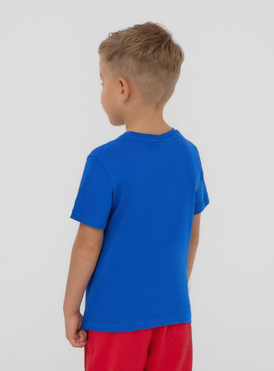 T-shirt con stampa racing